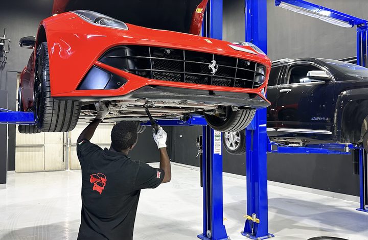 Car AC repair and service at Britfix Auto Repair Dubai