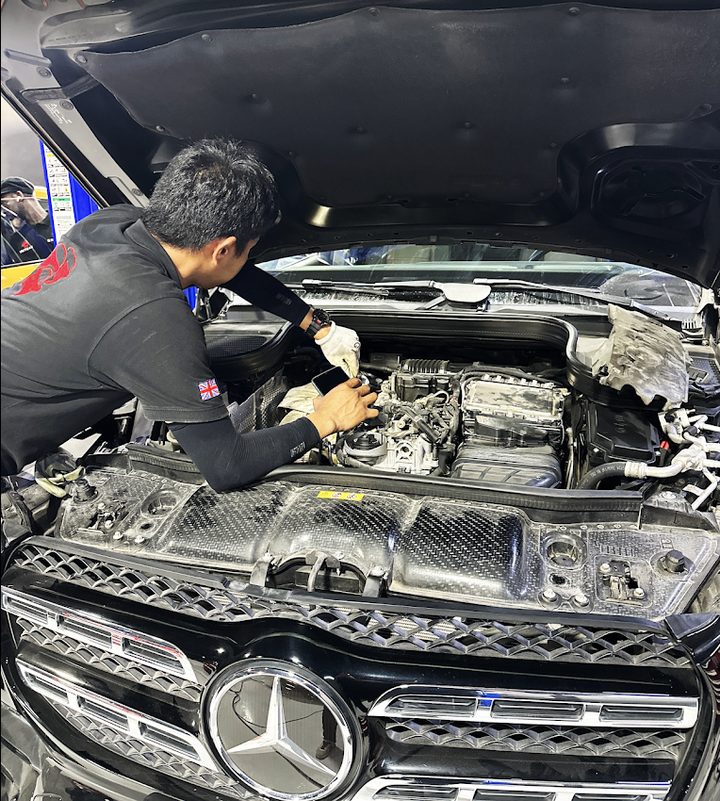 Auto electrical and wiring repair at Britfix Auto Repair Dubai