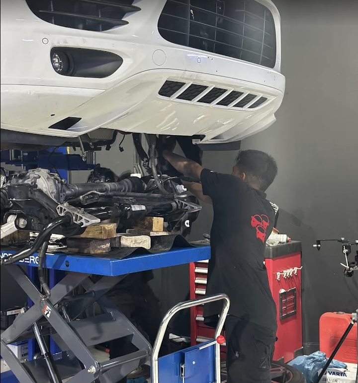 Suspension and chassis repair at Britfix Auto Repair Dubai